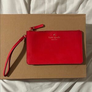 Kate Spade Vibrant Red Clutch